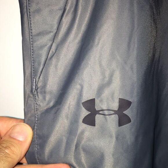 Gray UA ACE Waterproof Nylon Coated Pullover Bag Golf Rain Pants Trousers XXL - Picture 3 of 9